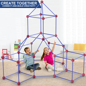 V-Opitos STEM play with fort kit supports basic geometry concepts