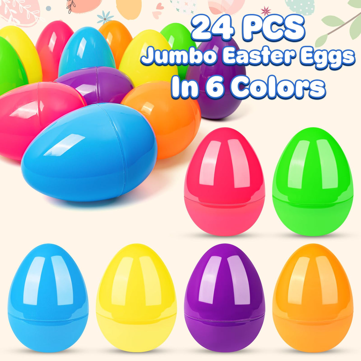 V-Opitos large fillable eggs open to reveal hidden treats and surprises.