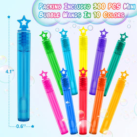 V-Opitos reusable tubes let you refill bubble solution for extended play.