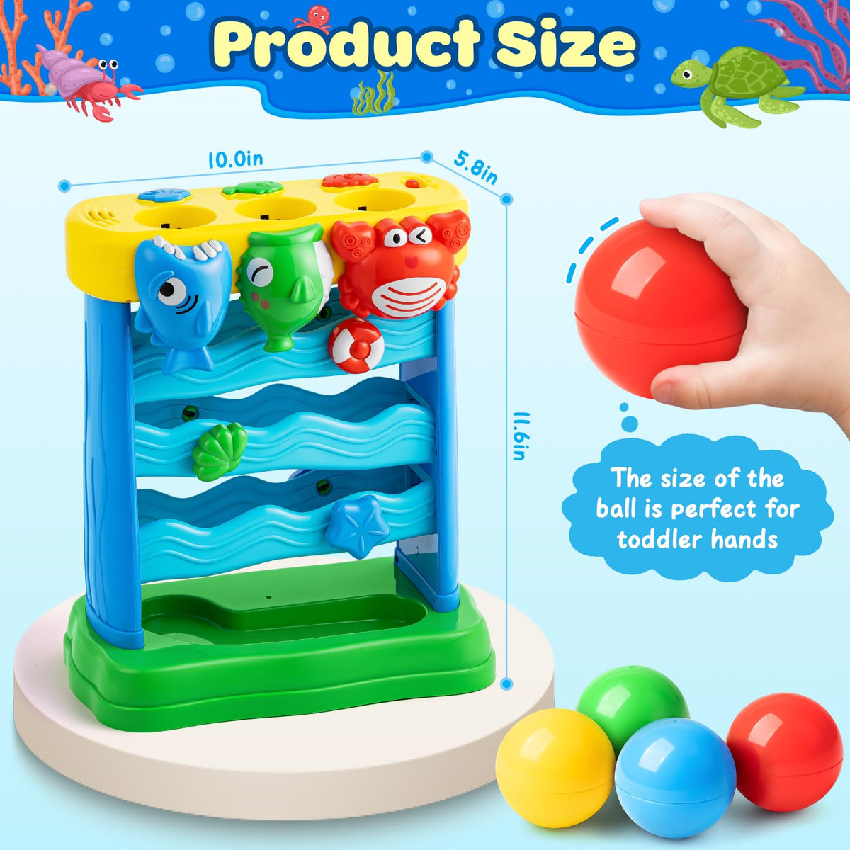 V-Opitos toddler music buttons provide adjustable volume for sensitive ears.