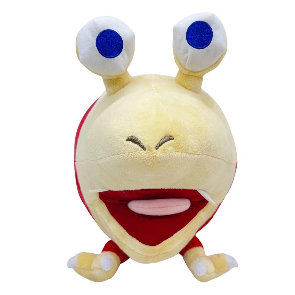 Vadkind Pikmin Plush Bulborb fabric close-up, durable stitching for everyday hugs