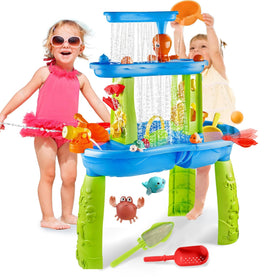 Vahlbeste water table showcasing the 3-layer design for spacious play