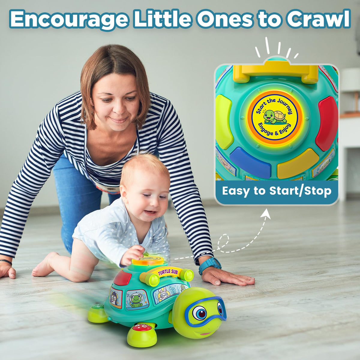 Vahome bilingual toy with English/Spanish switch promotes inclusive play.