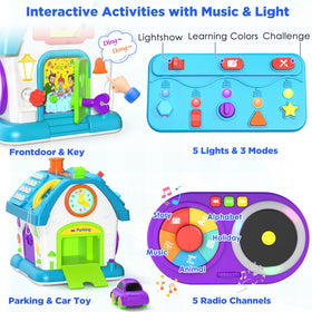 Vahome disc-player educational toy fosters sequencing and memory through music
