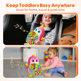 Vahome penguin soft lights and gentle sounds for calm play