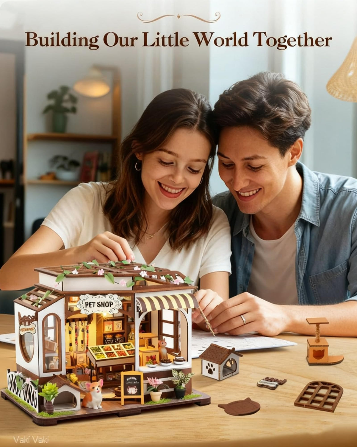 Vaki Vaki color instruction manual, cheerful building guide