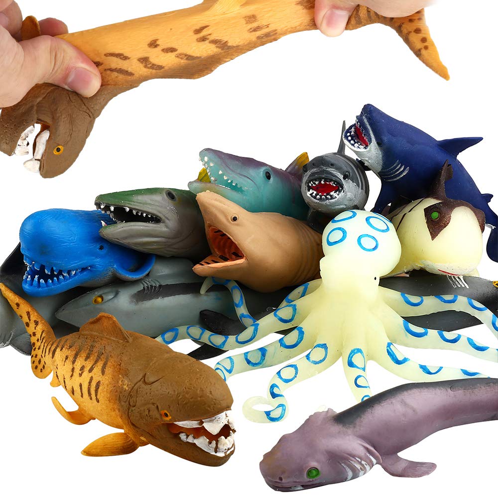 ValeforToy shark bath toy floats for engaging bathtub play