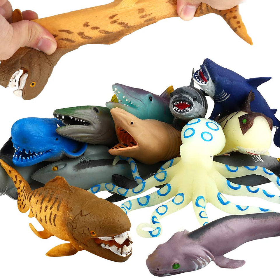 ValeforToy shark bath toy floats for engaging bathtub play