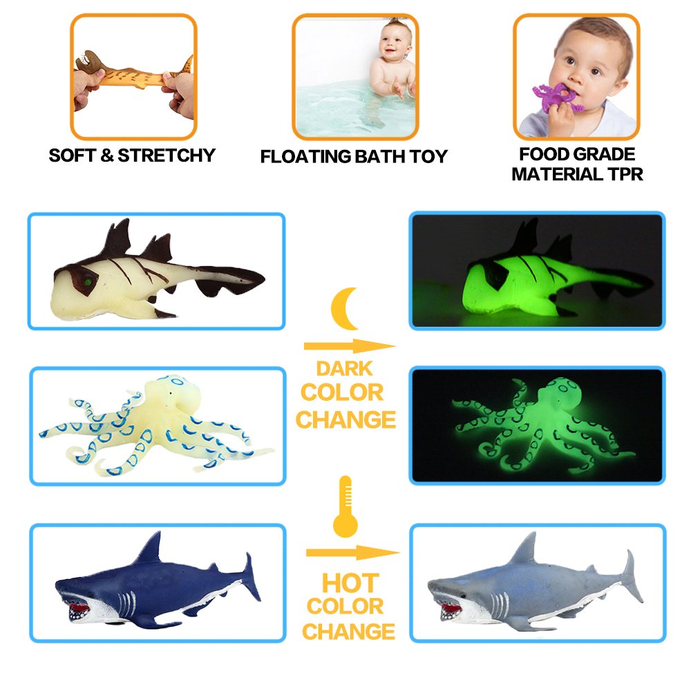 ValeforToy turtle bath toy flexible and easy for little hands