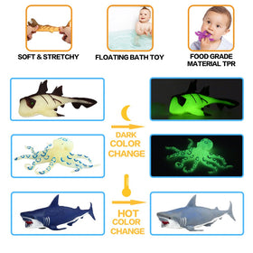 ValeforToy turtle bath toy flexible and easy for little hands