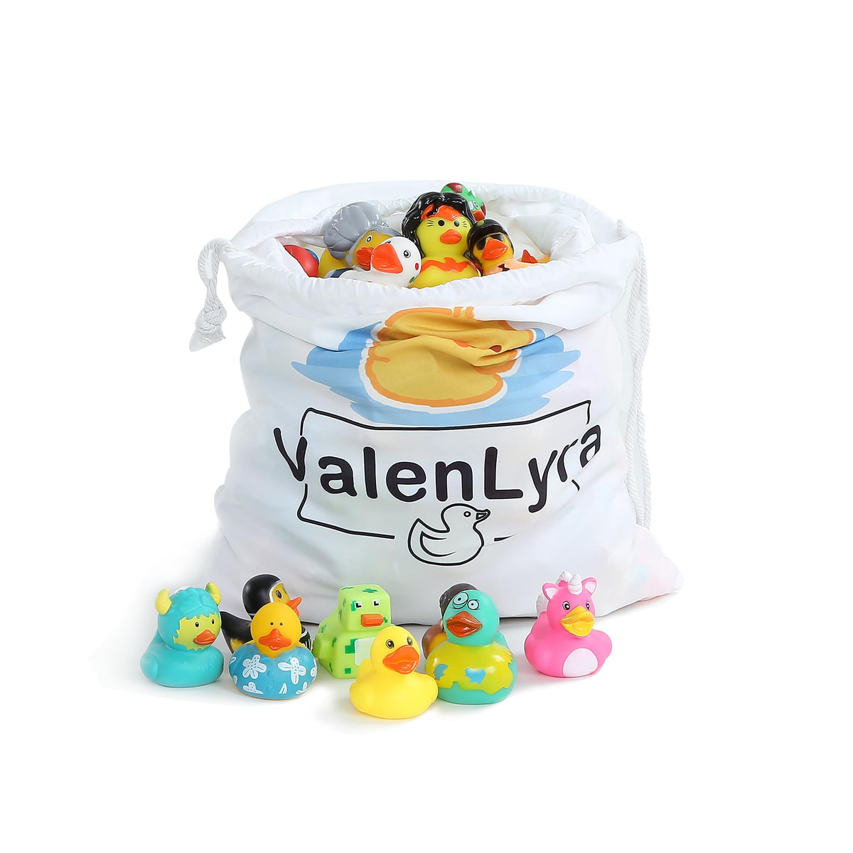 ValenLyra baby bath toy set designed for safe splash time.