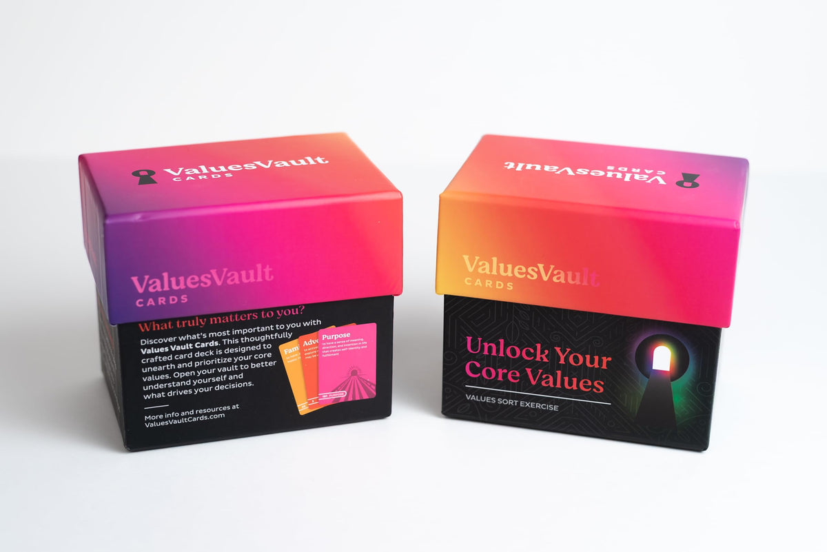 Values Vault Career Values Deck supports professional alignment and decision making.