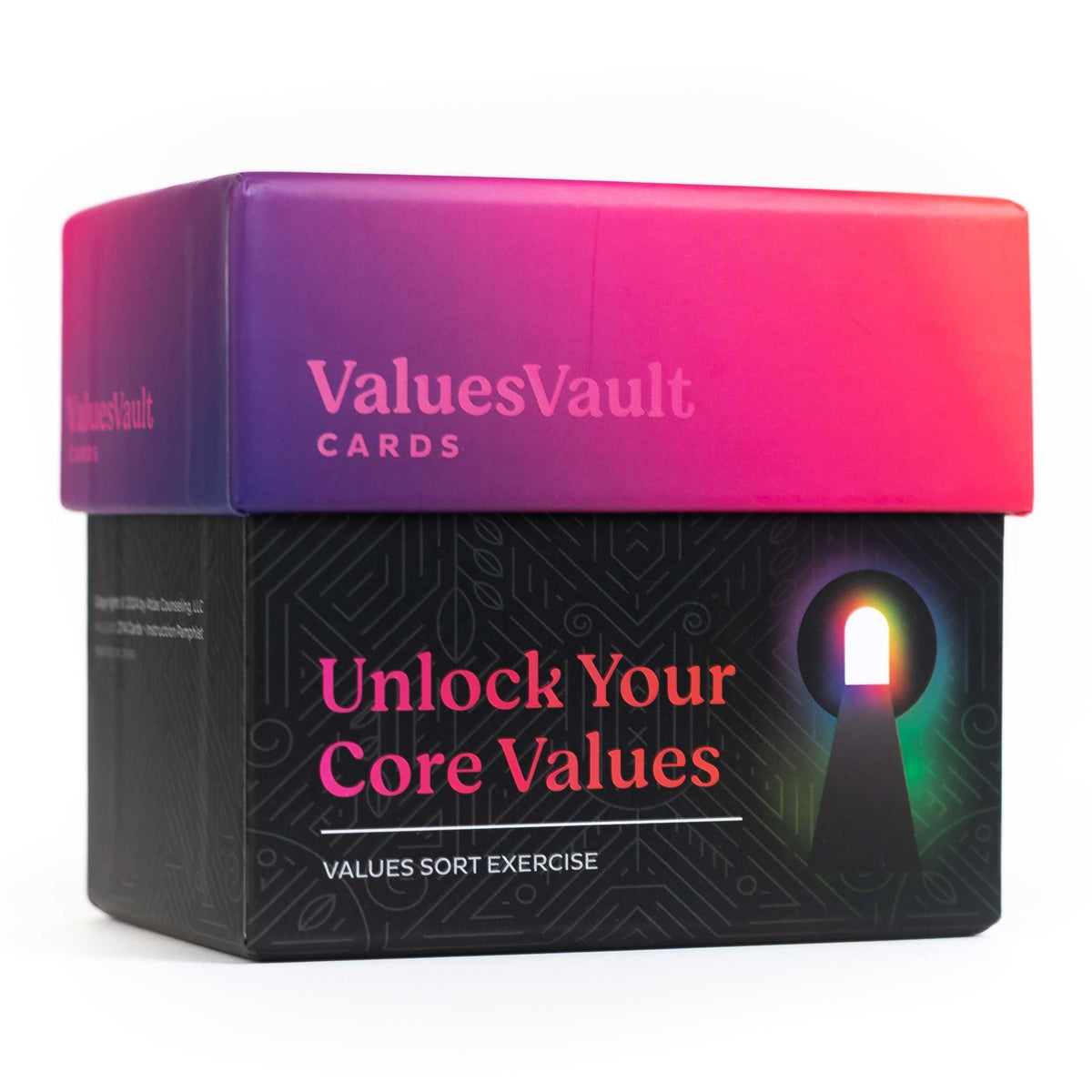 Values Vault Core Values Cards Deck for personal clarity and goal setting.