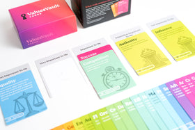 Values Vault Guided Reflection Card highlights priorities for deeper self understanding.