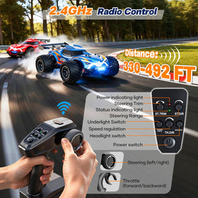 ValueTalks 2.4GHz remote control enables precise steering and stunts