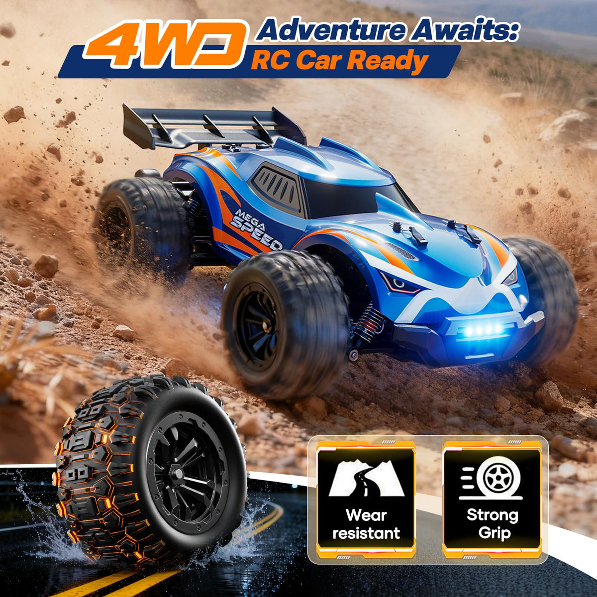 ValueTalks RC car kit includes batteries shells and tools for easy setup