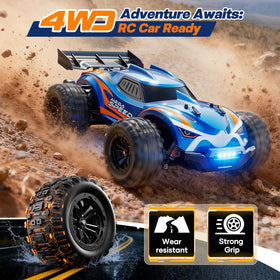 ValueTalks RC car kit includes batteries shells and tools for easy setup