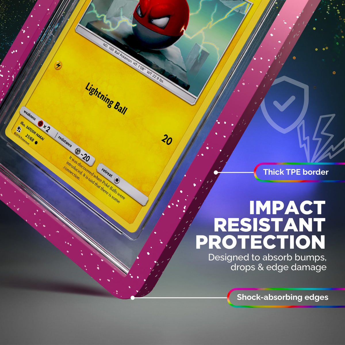 VALUN graded card storage slab protector supports safe storage and transport.