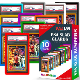 VALUN PSA slab guard front view protects graded cards with edge-to-edge TPU protection.