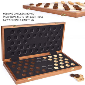 Vamslove storage slots with interior foam keep pieces organized.