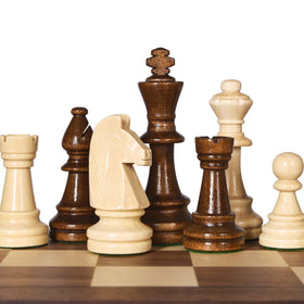 Vamslove 34-piece tournament set displayed on board for home or club use