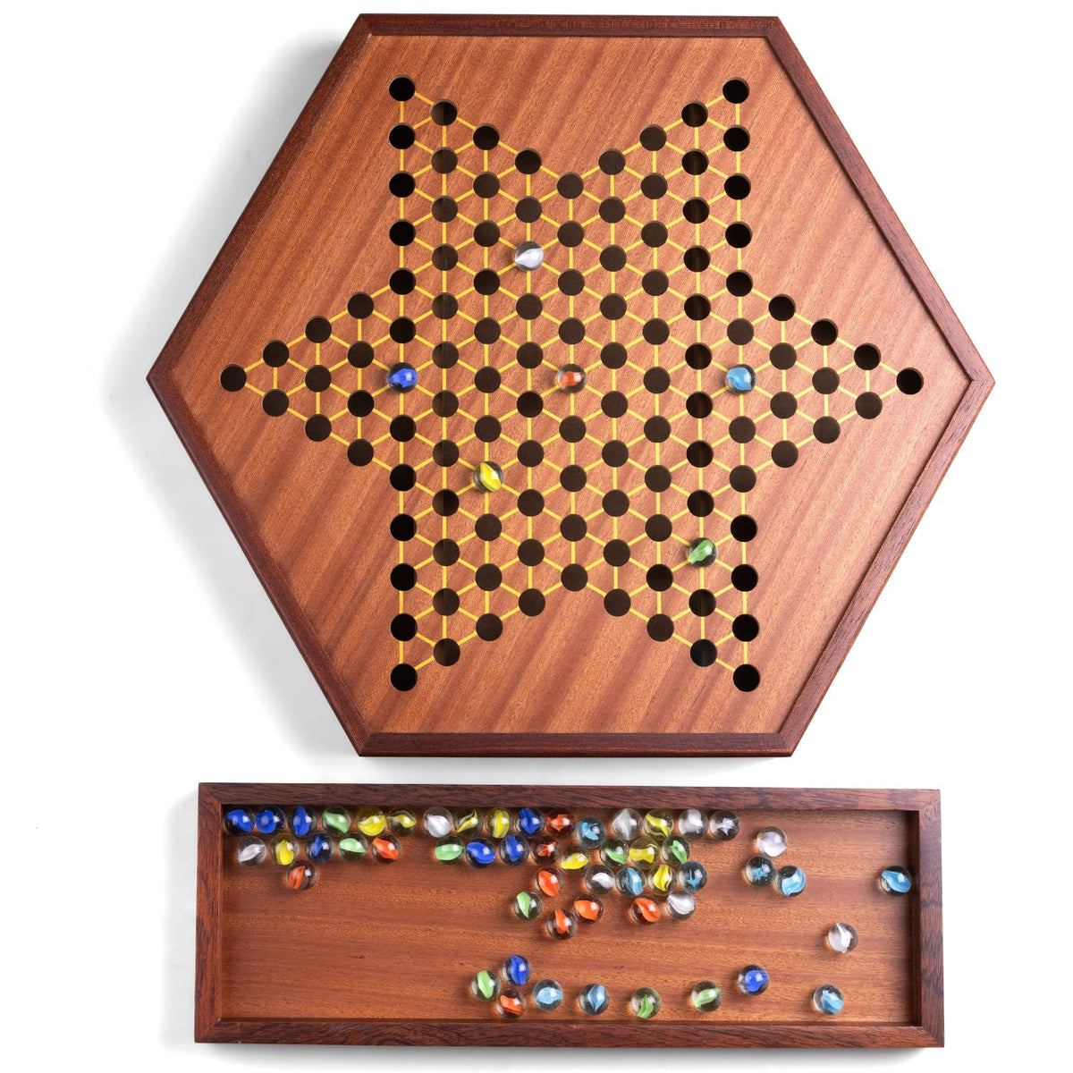 VAMSLOVE 16mm marbles are easy to grasp for adults and kids