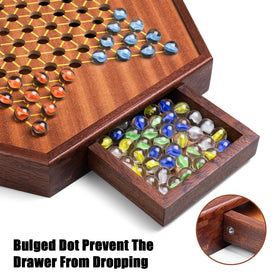 VAMSLOVE six-color glass marbles enable easy color matching and strategy