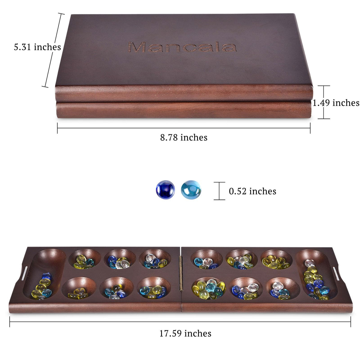 VAMSLOVE compact portable design fits any bag for gaming on the go.