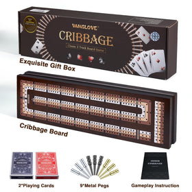 VAMSLOVE cribbage is compact and travel-friendly for on-the-go game nights.