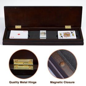 VAMSLOVE board includes nine metal pegs for quick scoring.