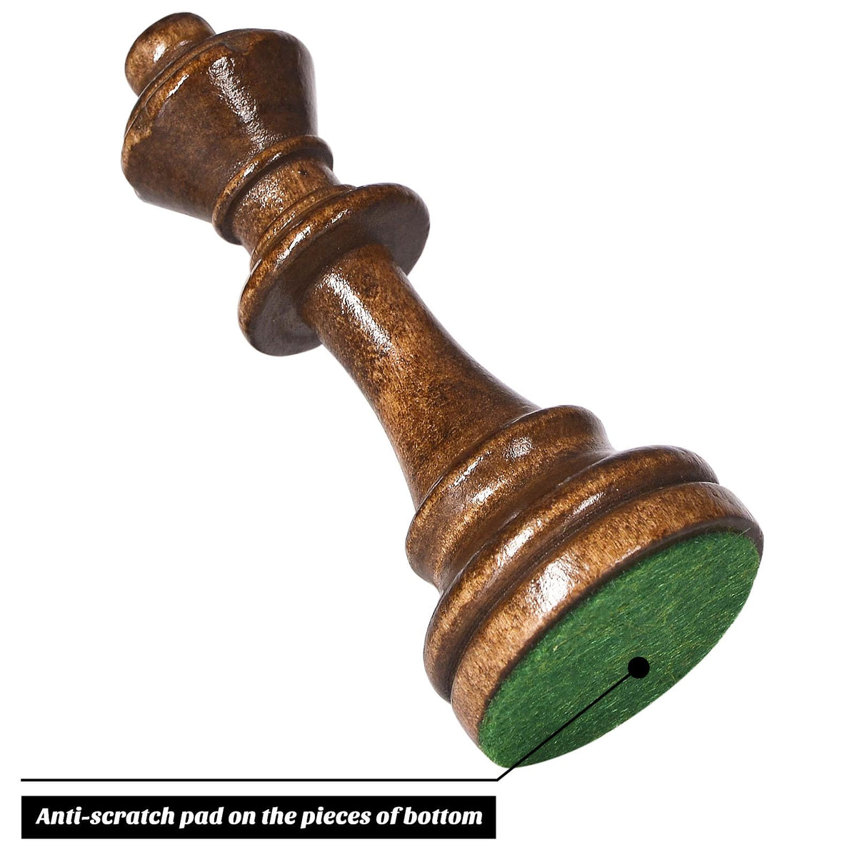 Vamslove queen measures 3.15 inches among balanced pieces