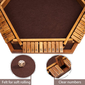 Vamslove Shut the Box tiles flip during play illustrating rule flipping