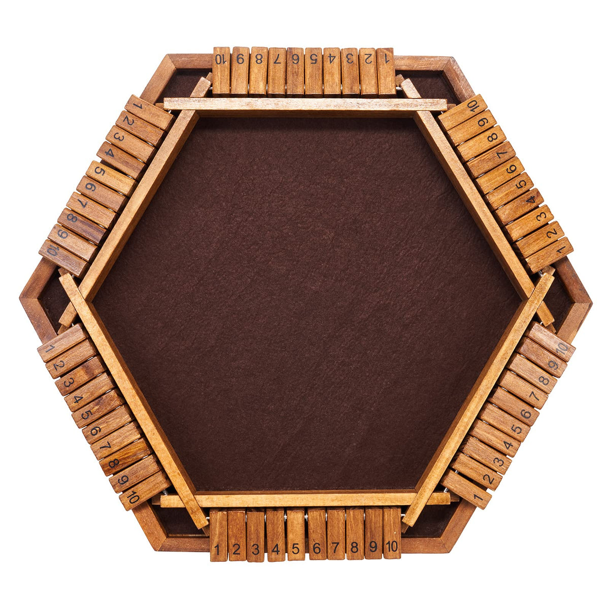 Vamslove Shut the Box wooden dice bundle with spare dice