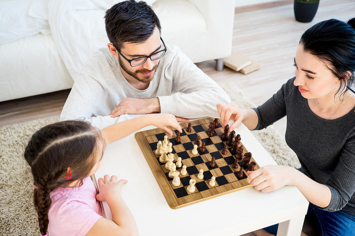 VAMSLOVE three games on one board ideal for family play