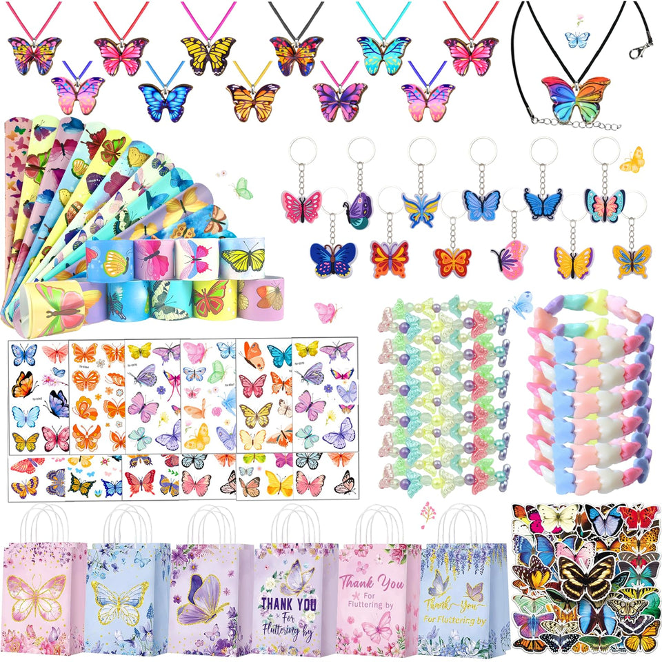 VAMWOGO butterfly bracelet close-up, a delightful party favor option for birthdays