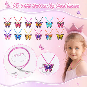 VAMWOGO butterfly necklace close-up, ideal keepsake gifts for guests