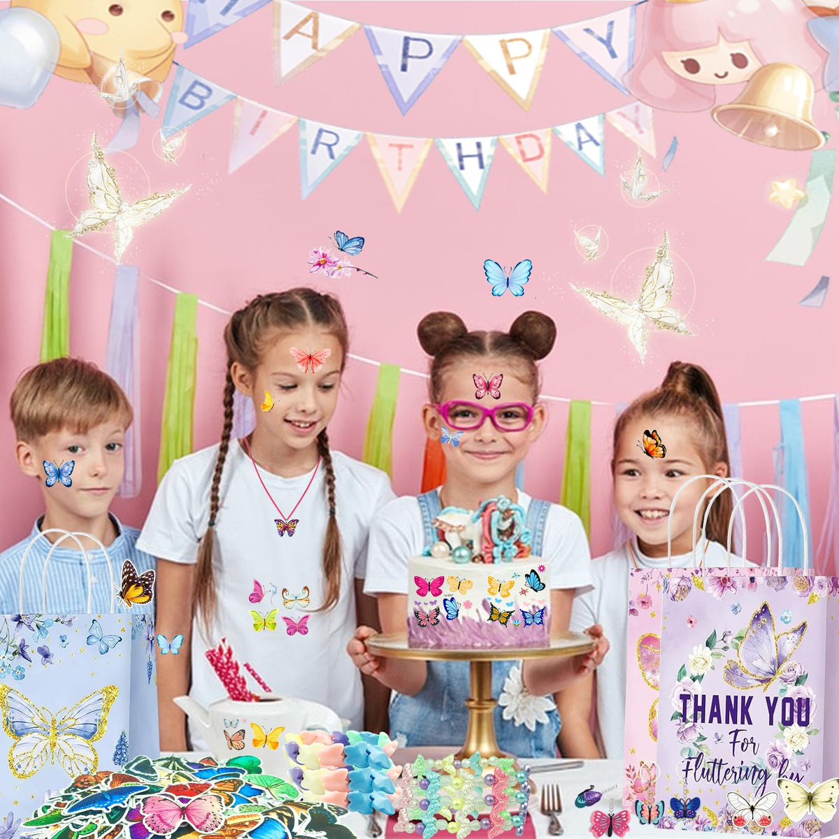 VAMWOGO gift bag set, sturdy carriers for themed favors