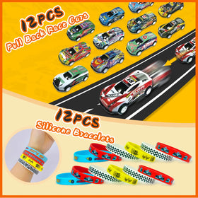 VAMWOGO race car keychains, durable keepsakes for guests and party bags