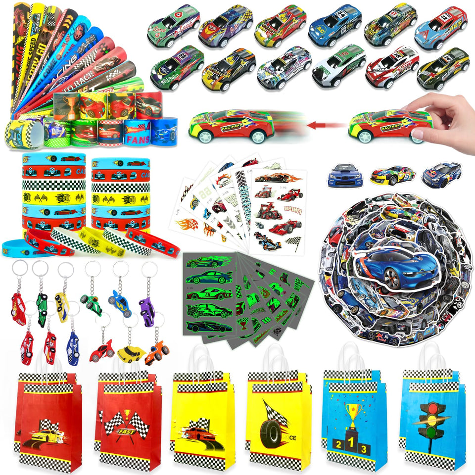 VAMWOGO race car pull-back toys, ideal for party favors and active play