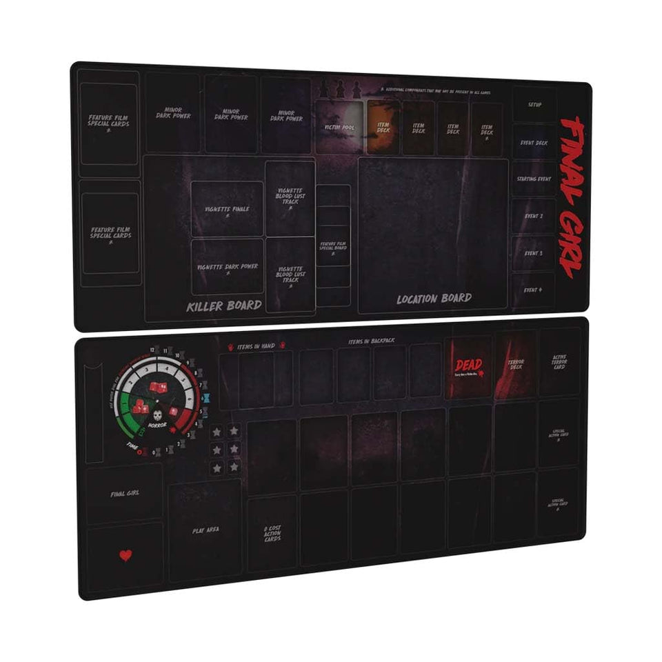 Van Ryder Games Final Girl Series 2 game mat set on table for organized play