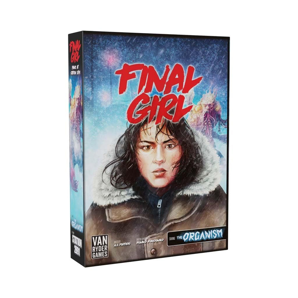 Van Ryder Games Panic at Station 2891 box art evokes immersive, suspenseful setup for solo horror play.