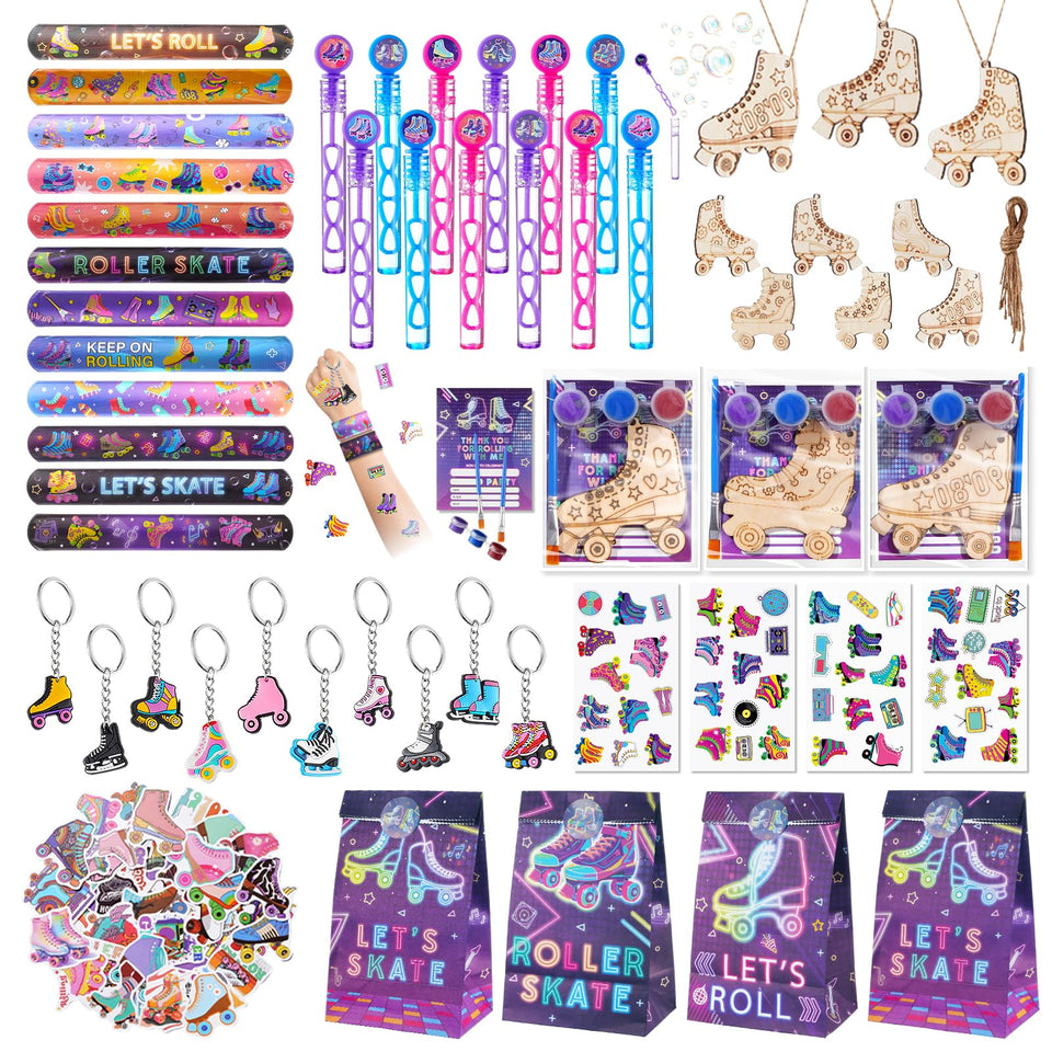 Vanblue slap bracelets brighten the party and are wearable keepsakes