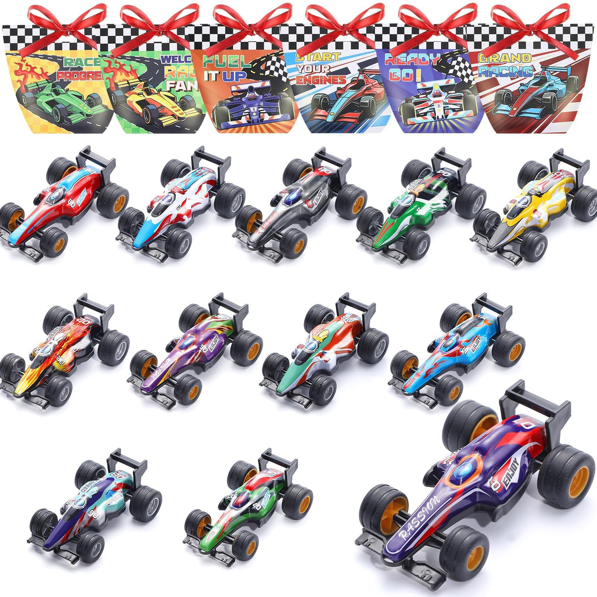 Vanblue 24-pack F1 pull-back cars collection for group play