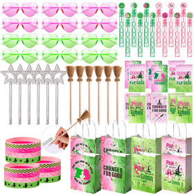 Vanblue pink star wand for witch party favors, adds magic to kids' celebrations