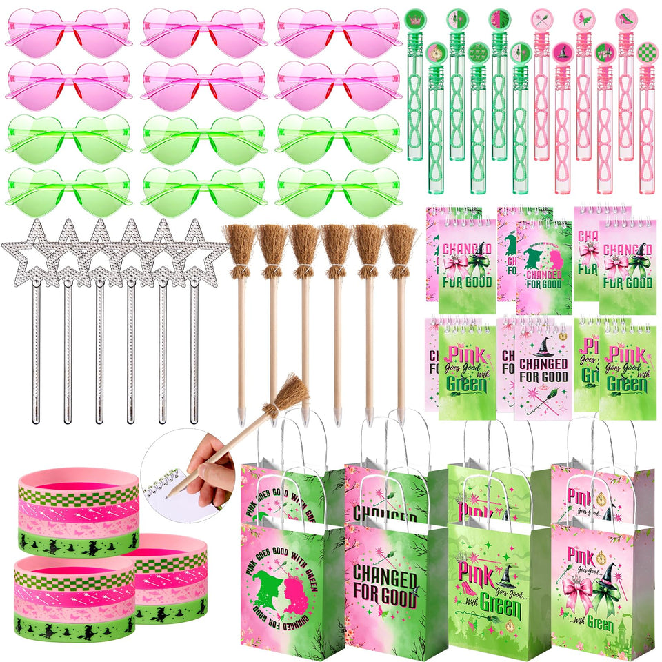 Vanblue pink star wand for witch party favors, adds magic to kids' celebrations