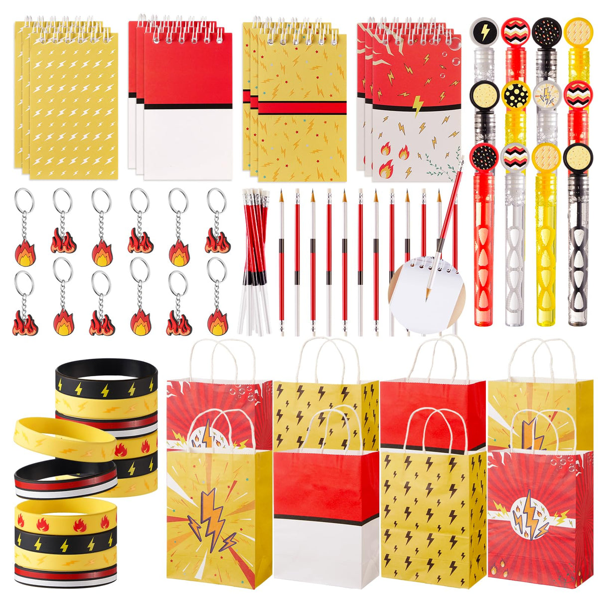 Vanblue 72Pcs cartoon party favors set for birthdays and giveaways.