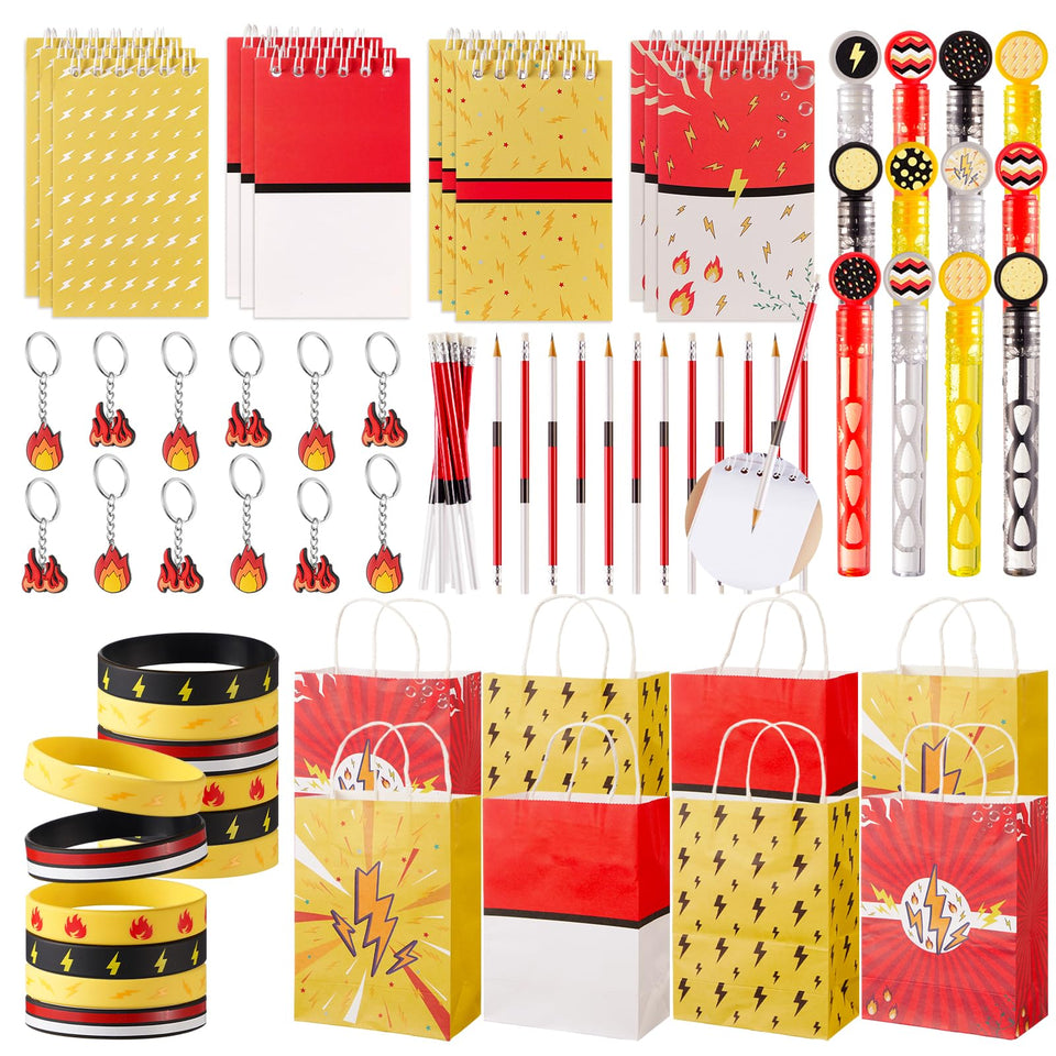 Vanblue 72Pcs cartoon party favors set for birthdays and giveaways.