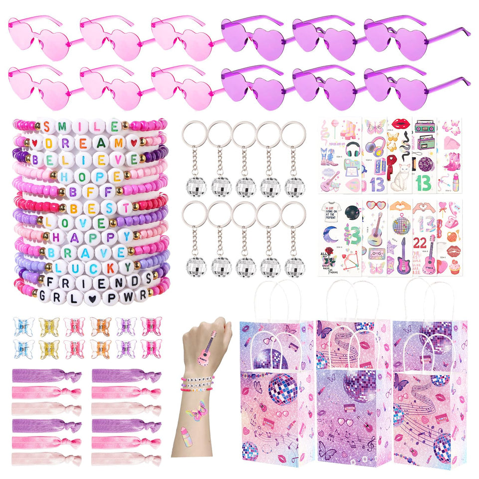 Vanblue 84-pcs bracelets set with vibrant beads for friendship moments at parties