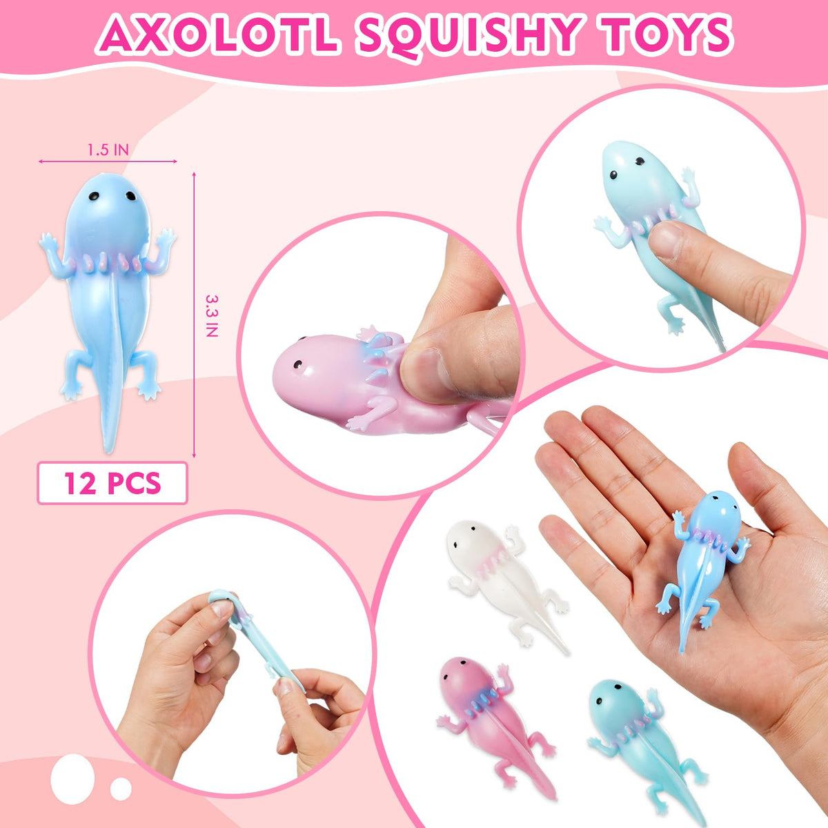 Vanblue axolotl bubble wands create playful moments for kids