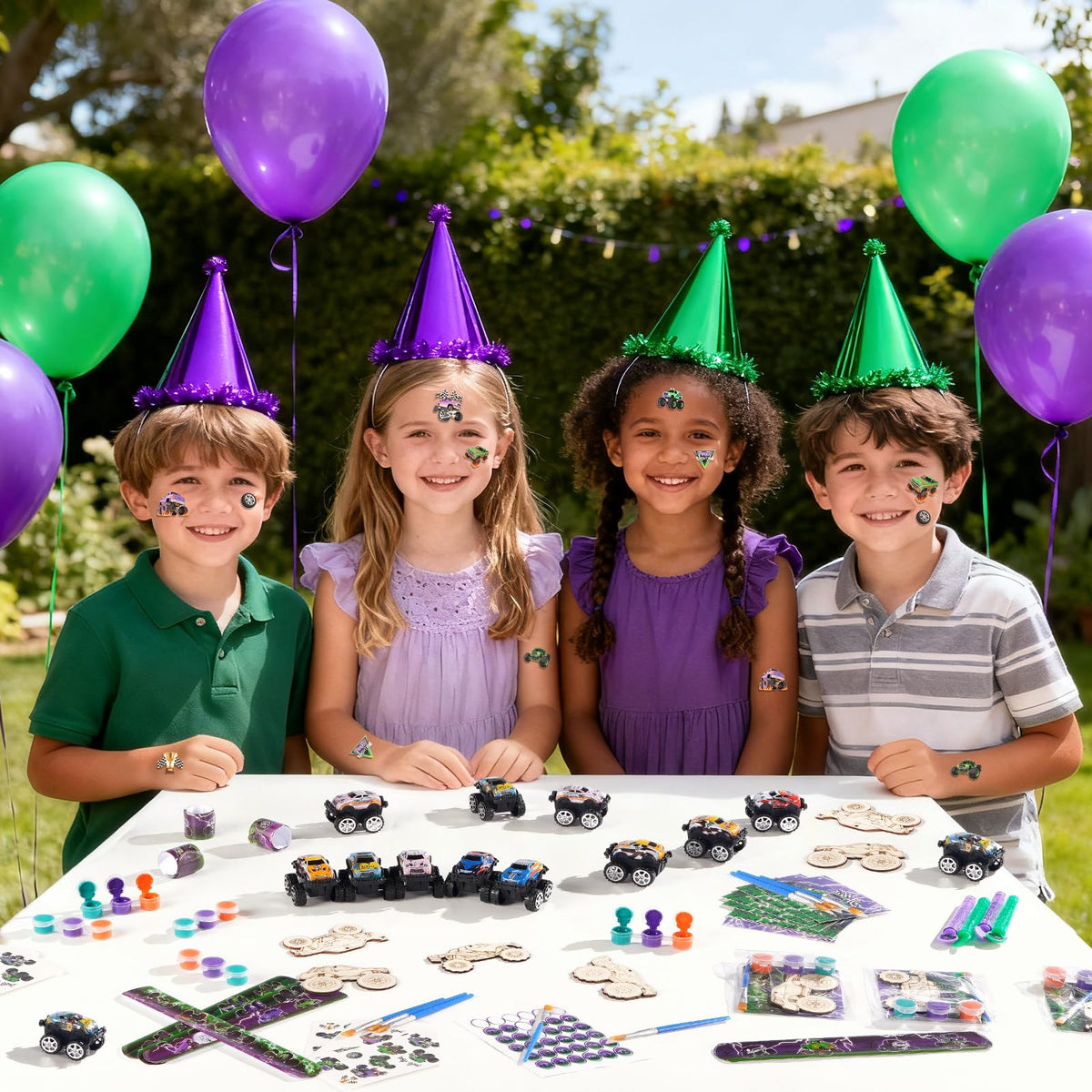 Vanblue bubble wands with stickers for playful interactive activities.